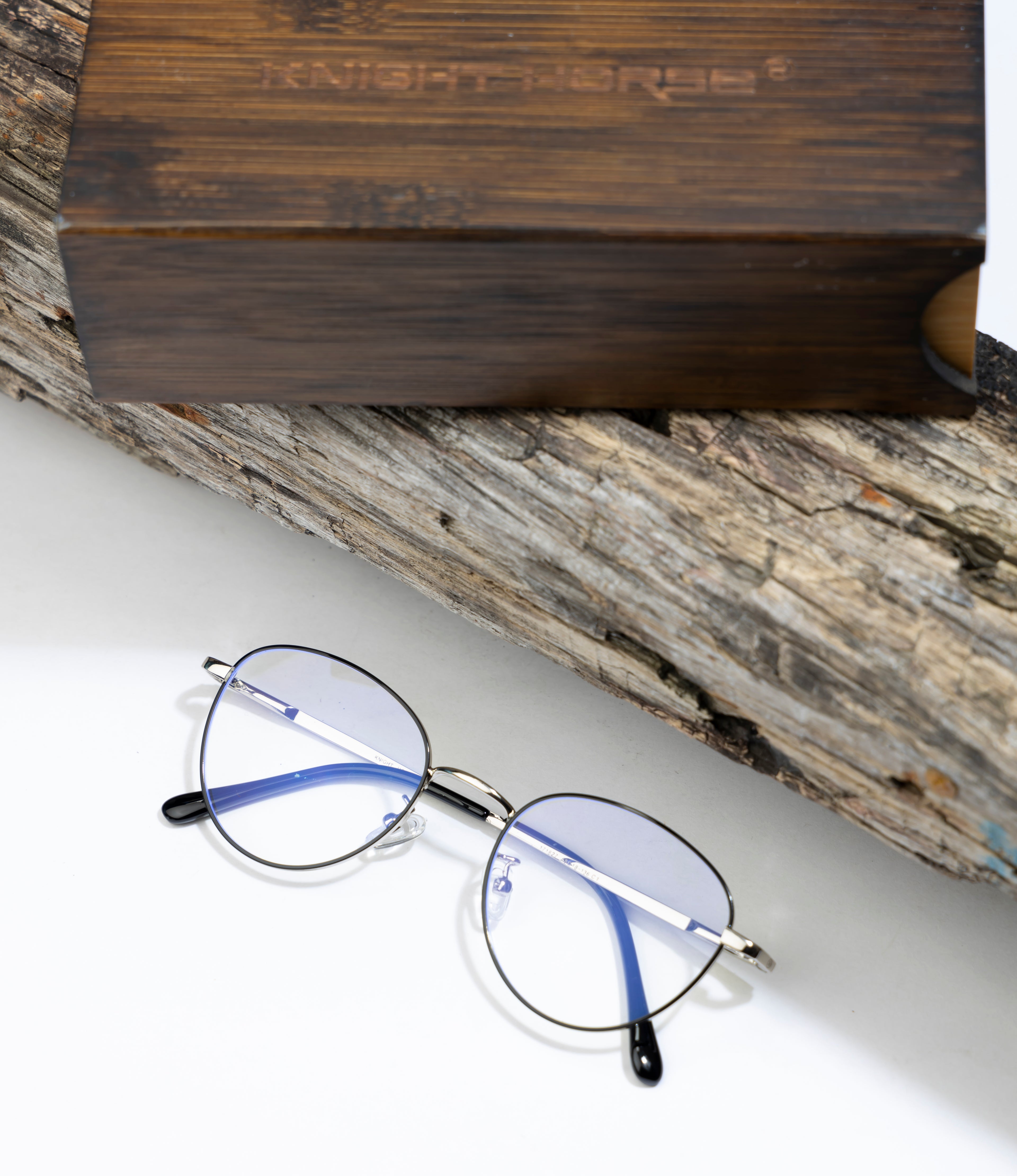 Metal Eyewear Frame With Spring