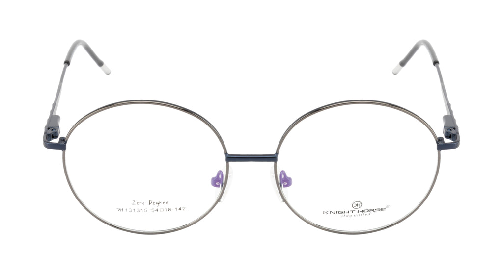 Knight Horse Round Eyewear Frame with Comfort Spring Hinges