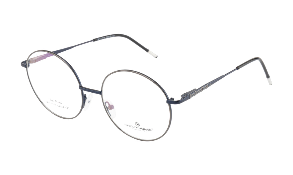 Knight Horse Round Eyewear Frame with Comfort Spring Hinges