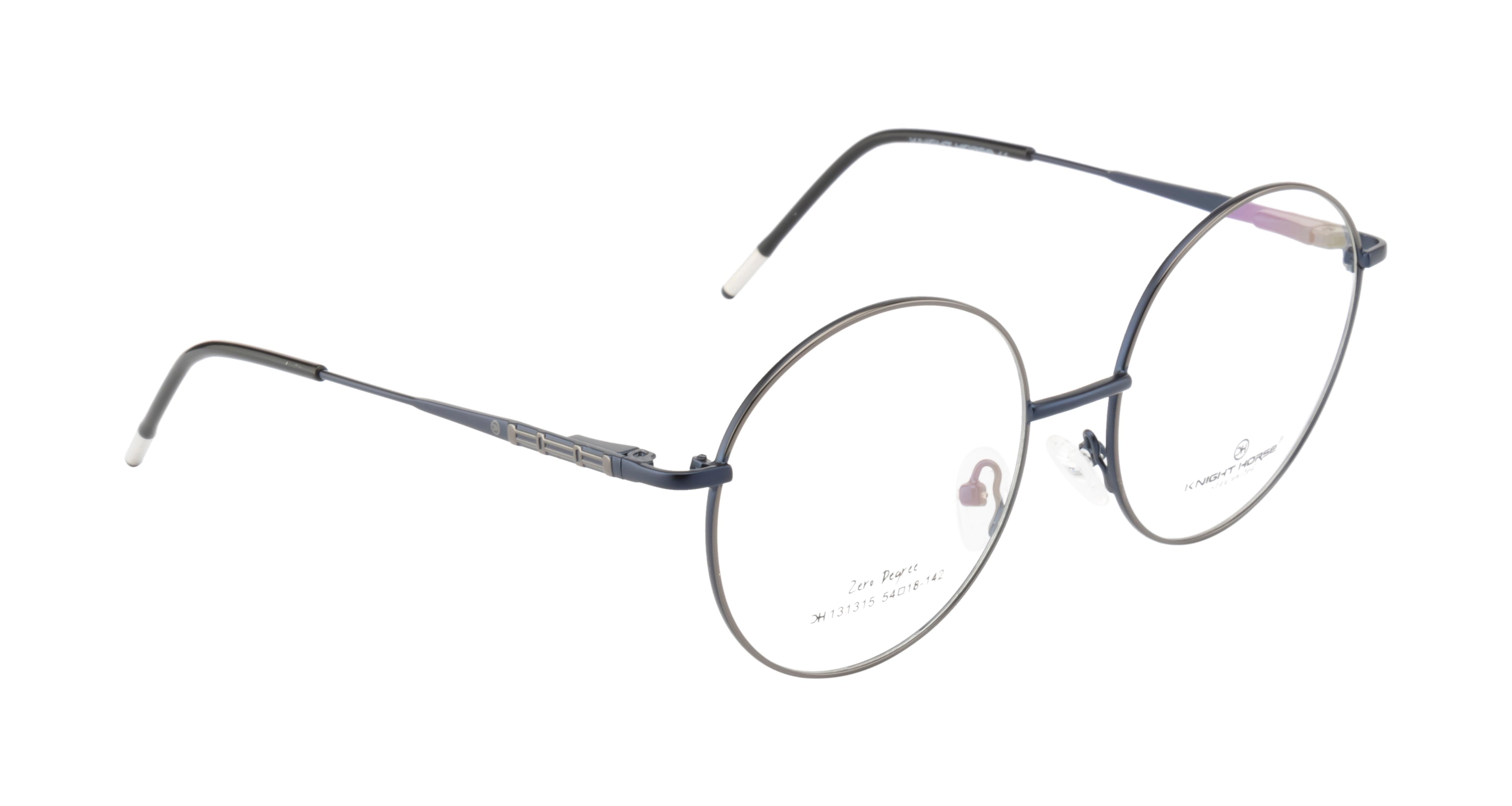 Knight Horse Round Eyewear Frame with Comfort Spring Hinges